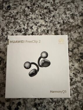 Huawei FreeClip 2 Black Wireless Earbuds - HarmonyOS